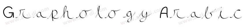 Graphology Arabic Se字体转换